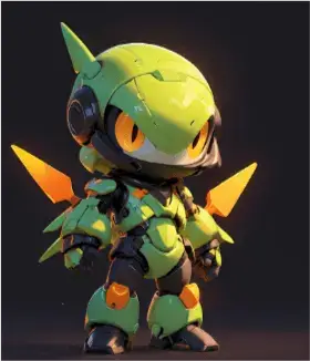 Verdant Warden — green armored ninja portrait